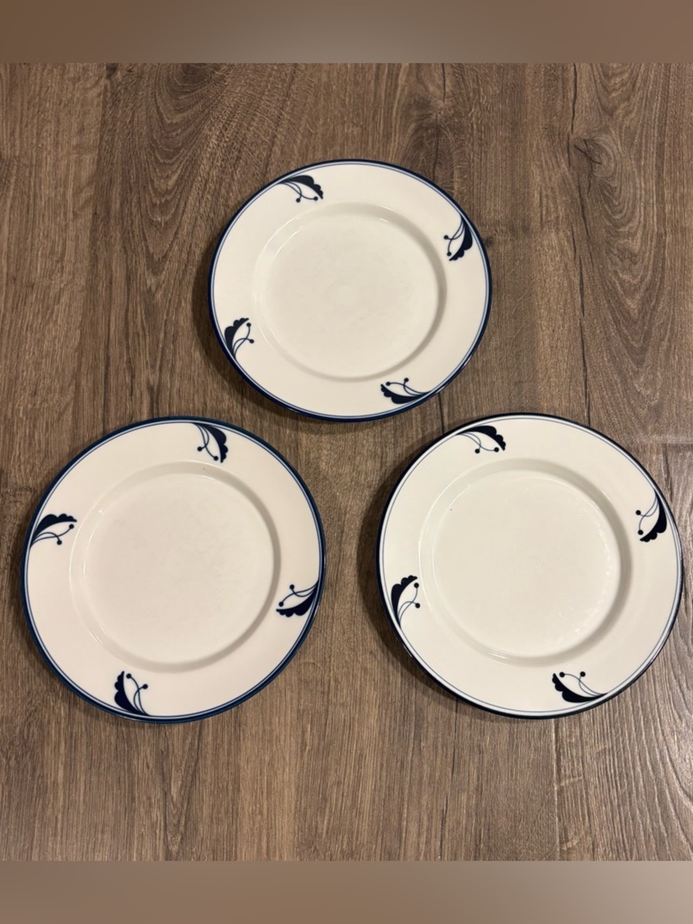 Dansk Flora Bayberry Plate Portugal 8 3/4” Blue Leaves And Berries 86’ JAPAN (3)